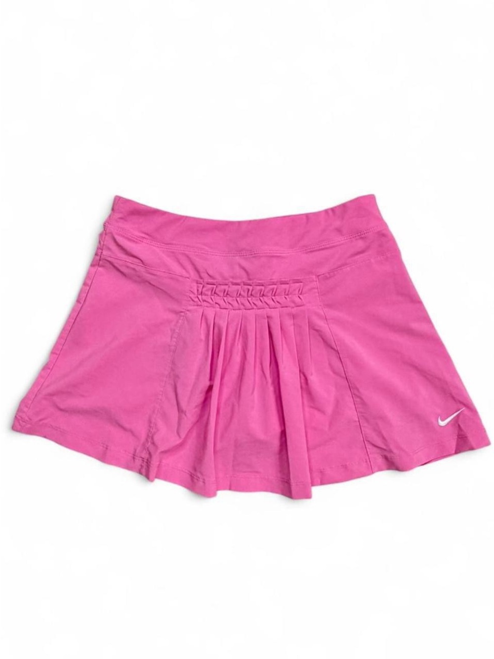 Nike Girls Dri-FIT Pleated Tennis Skort Pink Y2K Sporty Preppy L 14/16